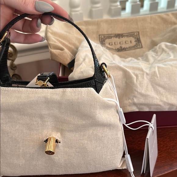 SOLD LIMITED LIZARD GUCCI CRYSTAL GG JACKIE 1961 - Picture 11 of 16